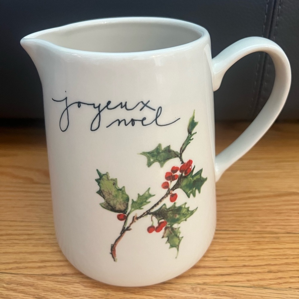 Christmas pitcher